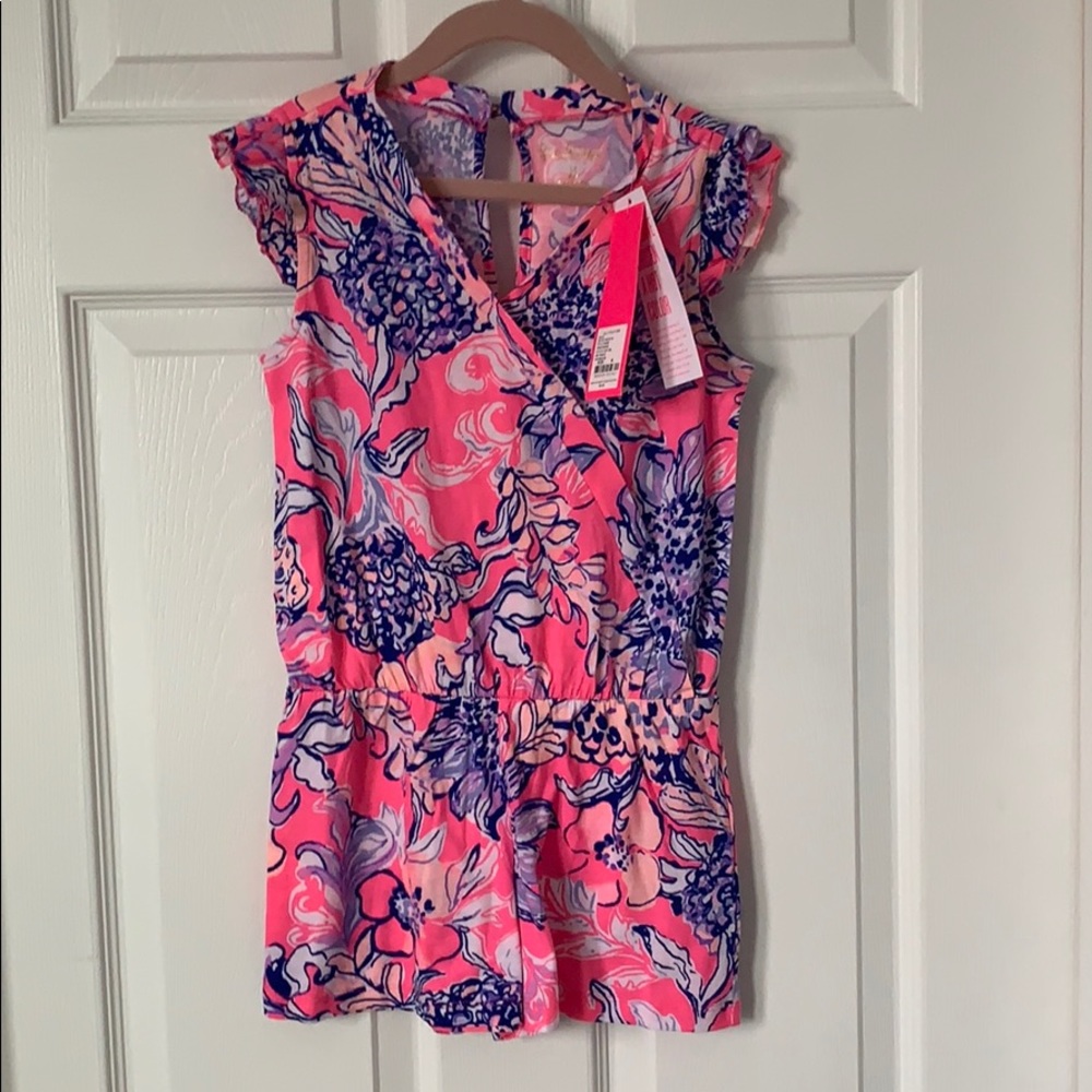 Lilly Pulitzer Rome Romper Girls